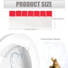 1PCS Toilet Seat Splash Guard,Transparent Toilet Seat Pee Guard,Urine Deflector,