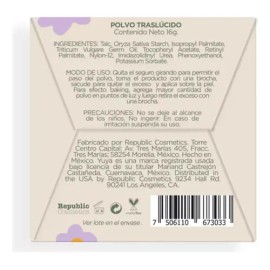 Polvo Traslúcido Textura Suave Y Sedosa 16g Yuya                                                                                                      