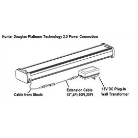 HUNTER Douglas Platinum Technology 2.1 18V DC Plug-in Transformer