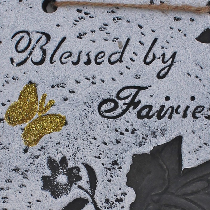 Widdle Gifts Fairy Garden 18cm Wall Plaque Design With Engraved