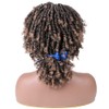 YADIRF Black Women Men Short Dreadlock Wig Synthetic Wigs Afro