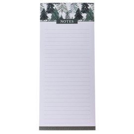 Graphique Forest Holiday Magnetic Notepad, 100 Tear-Away Sheets for Grocery, Shopping & To-Do Lists, Christmas Writing Pad for Fridge, Kitchen, Office, Fun Gift
