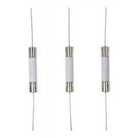 HUABAN 10 Pieces 20A 20 Amp 6 * 30mm 250V Fast Blow Ceramic Fuse with Lead