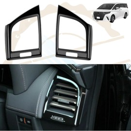 DodoxDIY Applicable New Alphard 40 Series Vellfire 40 Series Custom Accessory Parts Side Air Console Outlet Panel Cover Garnish Exclusive Vehicle Interior Goods Piano Black