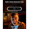 NIVEOLI Webcam 4K with Microphone and Webcam Cover Plug and