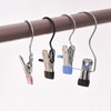 sourcing map Laundry Clips with Hook, Metal Boot Hangers Chrome