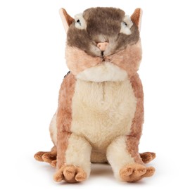 Zappi Co Backi the Cheek Squirrel Plush Toy Chippy (29 cm) Cheek Bag Buddy - Soft, Cuddly, 100% Recycled - Adorable Acorn Lover