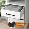Probrico 10 Pack Matte Black Stainless Steel Modern Square Cabinet