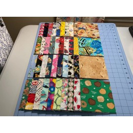 I SPY Quilt Squares Lot of (40) 5"x5" 100% Cotton, Rotary Cut, RARE SQUARES
