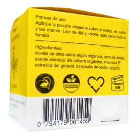 Crema Facial Natshop Seda de Abeja Con Vitamina E 50ml Natural Para Día y Noche