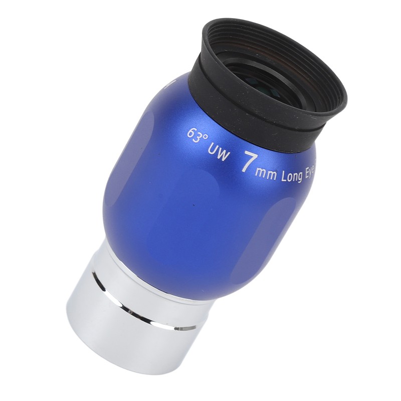 Telescope Eyepiece 63 Degree Wide Angle 7mm 1.25in Interface Anti