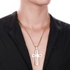 Yonhon Men's Cross Necklace for Men