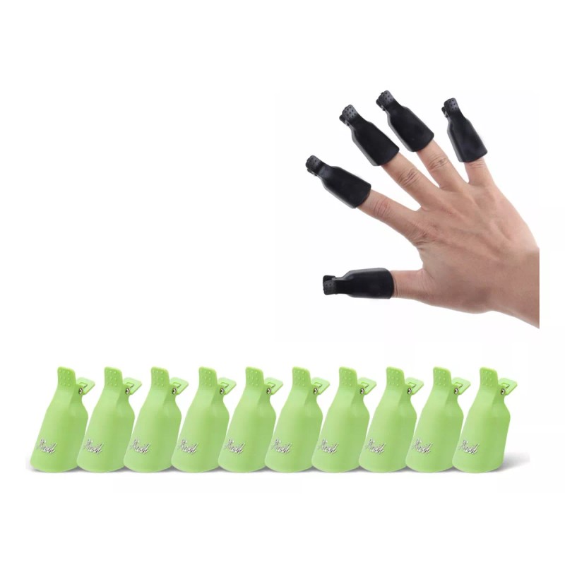 Reusable Keeper 10 Pinzas De Plastico Para Retiro De Gel
