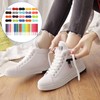 YITULOU Flat Shoe Laces for Trainers, 20 Pairs Coloured Shoe