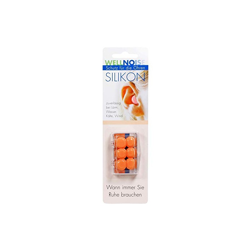Wellnoise Ear Plugs Skin Blister Pack of 3 x 2
