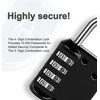 Vervida Combination Padlock for Locker 4-Digit Combo Lock Outdoor Waterproof