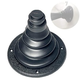 asdmm Boat Motor Well Cable Boot - Rigging Steering Protect for Marine Yacht Kayak Electrical Wire Organize, Fuel Lines Diameter 4 7/10" (Black)