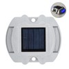 Solar Deck Lights Silver Aluminium Alloy High Brightness LED Solar