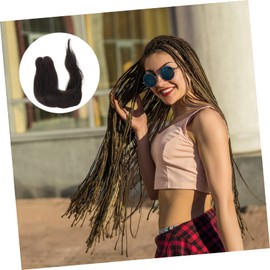 Outanaya Pre Stretched Crochet Braids Hair Extension Synthetic Braiding Hair for Women Chic Natural Color for Parties Cosplay and Daily Wear