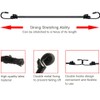 iCOMO 8 Pack Bungee Cord with Hooks, 24" Heavy Duty