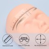 150PCS Eyebrow Stencil Ruler Clear Scale Transparent Eyebrow Shape Positioning