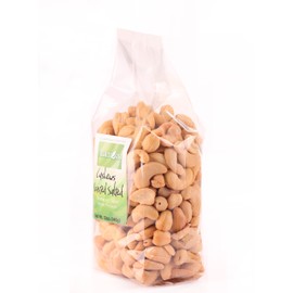 12oz Gourmet Style Bag of Roasted Salted Whole Cashews [¾ lb.]