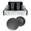 NA BluTube Tube Amplifier/Home Theater Receiver+(2) 8" Black Ceiling Speakers