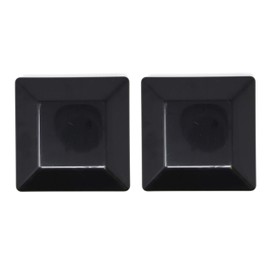 BLACK-6X6 Fence Post Plastic Cap- Pick a Pack (5 5/8 X 5 5/8) Pressure Treated Wholesale/Bulk Pricing Made in USA (Black - 2 Pack)