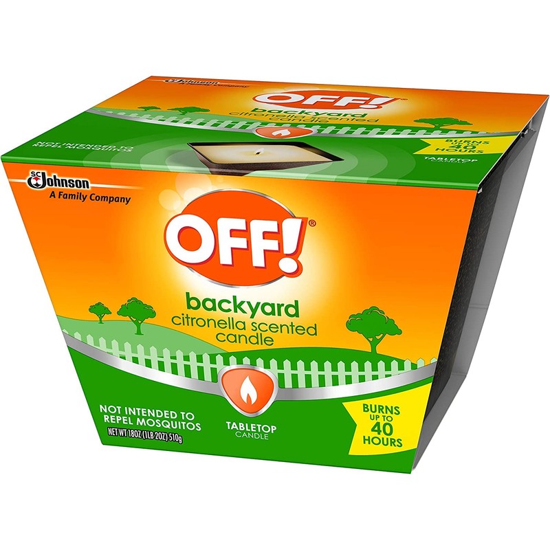 OFF! Citronella Bucket Candle 18 Ounce (Pack of 1)