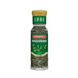 Cannamela, Linea Maxi Oro, Maggiorana in Foglie, Confezione da 10g, Insaporitore per Ragù, Brasati, Polpette, Ideale per Torte Salate, Pesti e Pizza