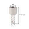 sourcing map Stainless Steel Barb Hose Fitting Connector Adapter 8mm