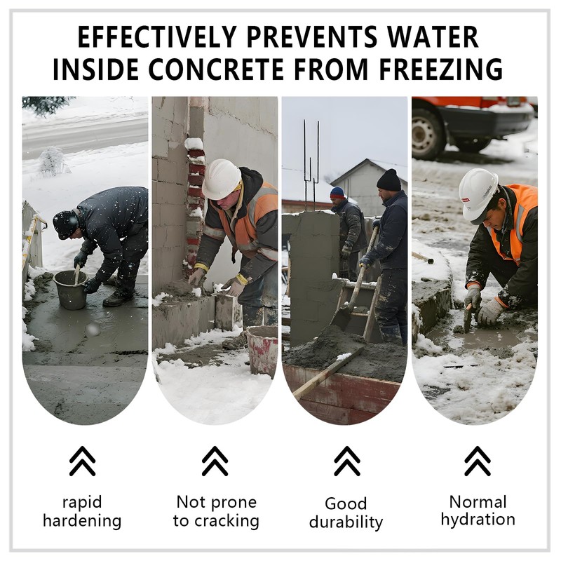 GOODTAKE Concrete Cold Weather Accelerator –Fast-Setting Cement & Concrete Additive