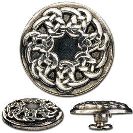 IVAN Celtic Concho Screw Studs Decorative Rivets Screwback Concho, Celtic Knot