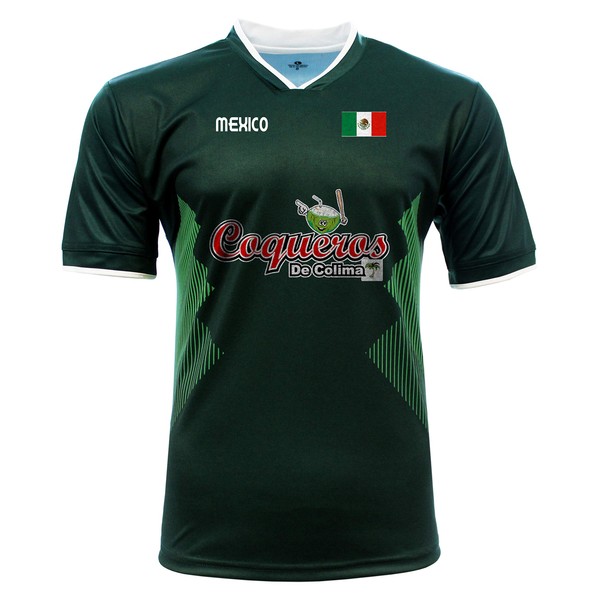 Jersey Mexico Coqueros de Colima 100% Polyester_Made in Mexico (Medium) Green