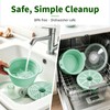 Collapsible Silicone Microwave Vegetable Steamer, 42oz Microwave Steamer with Lid