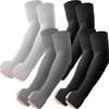 ROXUN 4 Pairs Arm Sleeves with Thumb Hole, UV Sun