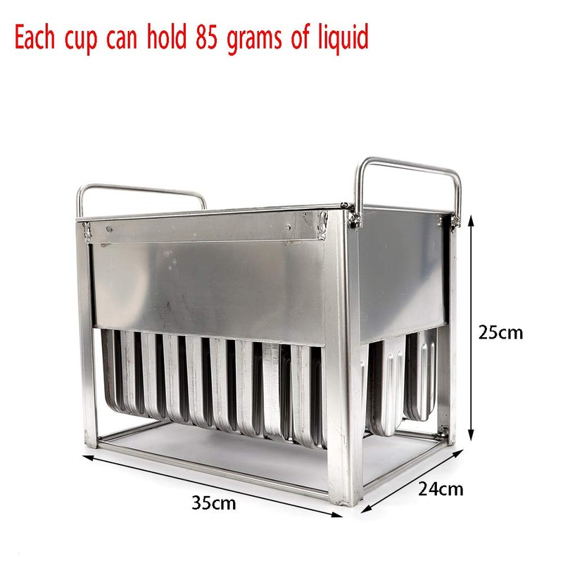 Stainless Steel Ice Lolly Popsicle Molds Kit Ice Pop Lolly