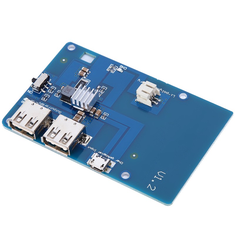 UPS Lipo Battery Expansion Board Independent Field Power Supply Dual