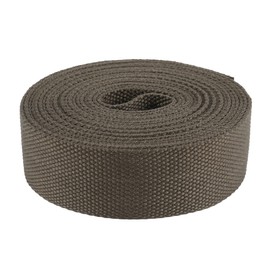 Suncoolla 5M Canvas Cotton Plain Weave Webbing Strap Bag Belt Tape 25/38/50mm (Green, 38mm)