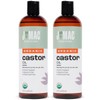 J MAC BOTANICALS Organic Castor Oil, Cold Pressed (32 oz)
