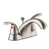 Faucet Anchor Point Two Handle Bath Faucet With Pop Up