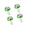 HEROFFIX 4pcs 6mm Metal Motorcycle License Plate Frame Bolt Screw