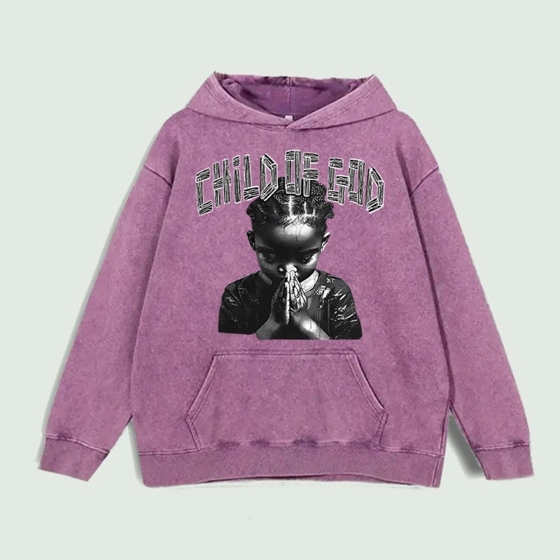 Child of God Graphic Hoodie 100% Cotton US Warehouse 6