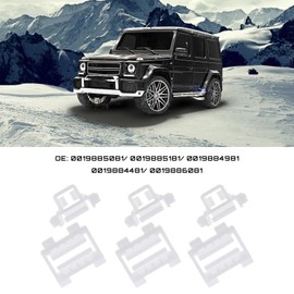 Be In Your Mind 5 Sets Car Side Wall Mounting Clips Kit Bracket Clips for Door Side Trim Strips 0019885081/0019885181 Compatible with 190 Series W201 190E 190D