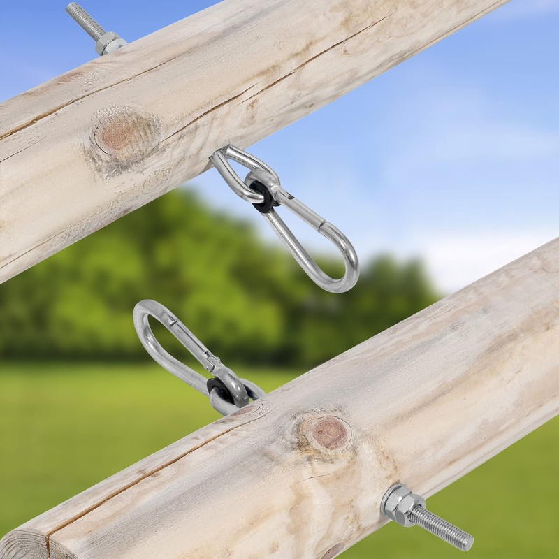 KOTARBAU Swing Hooks Pack of 2 M10 Bolts Carabiner Hook
