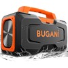BUGANI Bluetooth Speaker, 80W Powerful Portable Wireless Speaker IPX7 Waterproof,