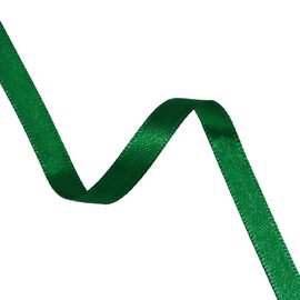 VATIN Solid Color Double Faced Forest Green Satin Ribbon 1/4" Wide 50-Yards Long Perfect for Wedding Decor, Crafts, Bow Making, Sewing, Gift Package Wrapping and Other Projects