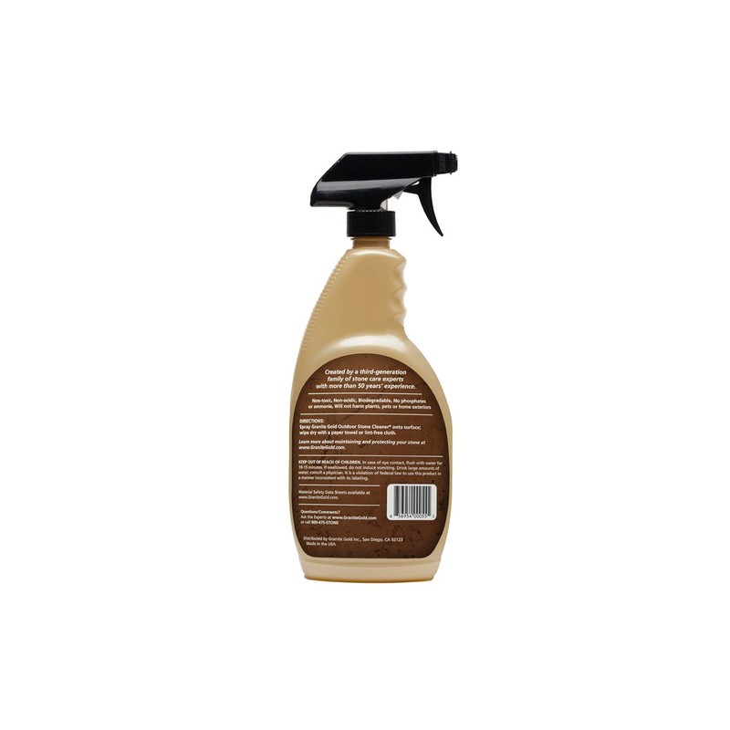 Granite Gold Outdoor Stone Cleaner Spray Deep Cleans Outside BBQ