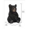 Hi-Line Gift Sitting Black Bear Cub