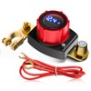 2025 New Top Post Battery Disconnect Switch with Voltmeter, 5-60V